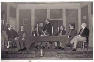F37 150-jarig jubileum 1968, uitbeelding vergadering 1818, 2